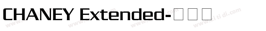 CHANEY Extended字体转换